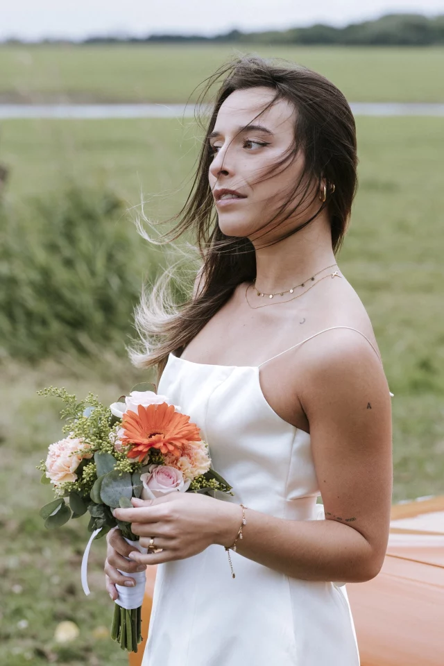 Portrait Solo Mariage fleurs Jérémie MALTETE